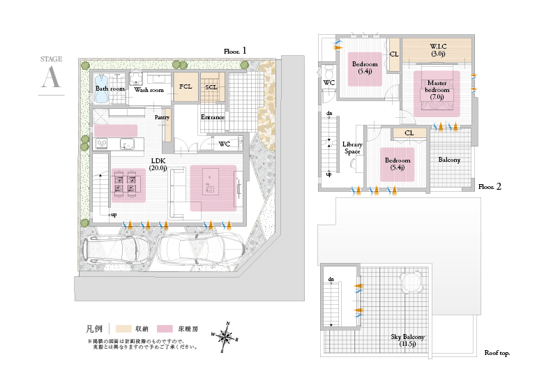 パークサイド大阪中島  建築プラン