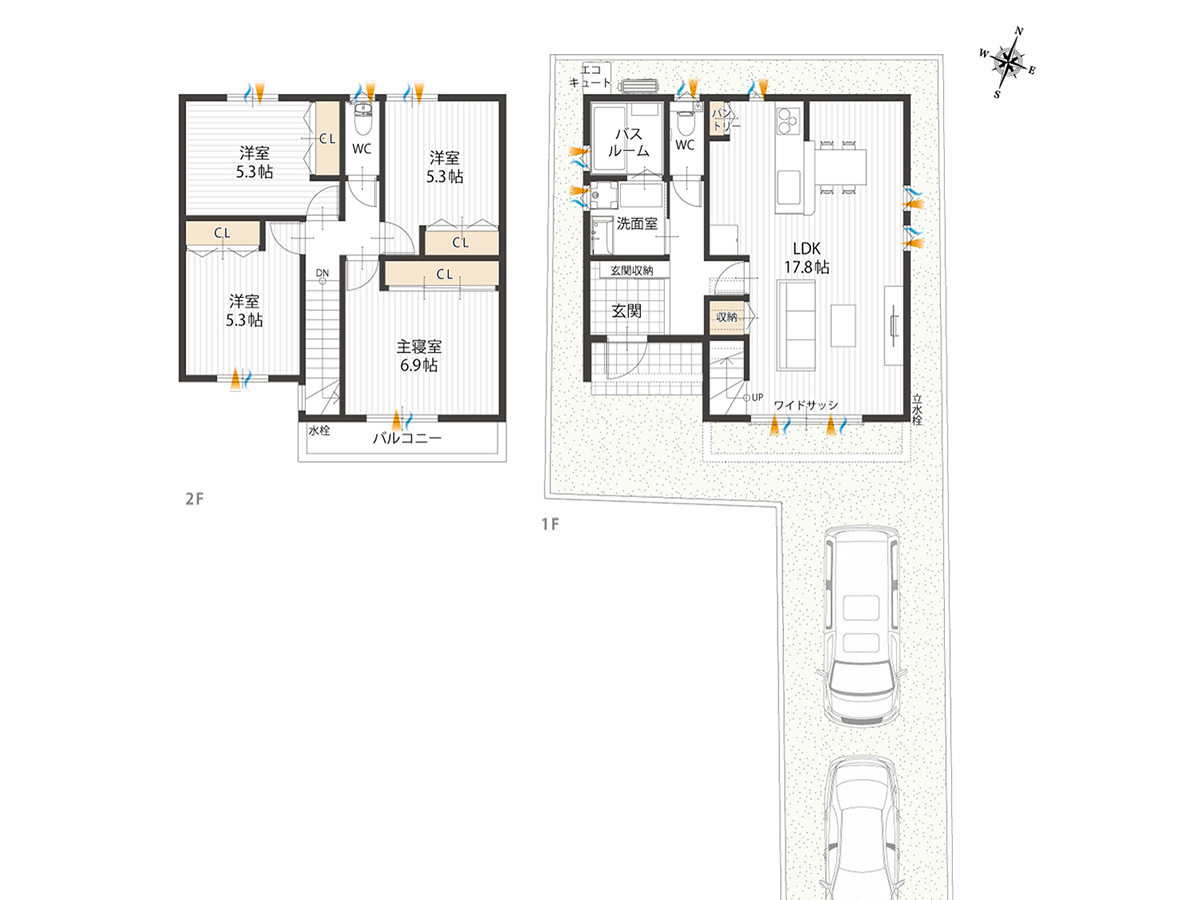 英賀保小学校前8　A号地　C号地　